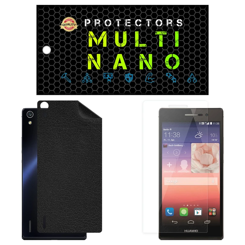 محافظ صفحه نمایش مولتی نانو مدل X-SFL مناسب برای گوشی موبایل هوآوی Ascend P7 به همراه برچسب پوششی