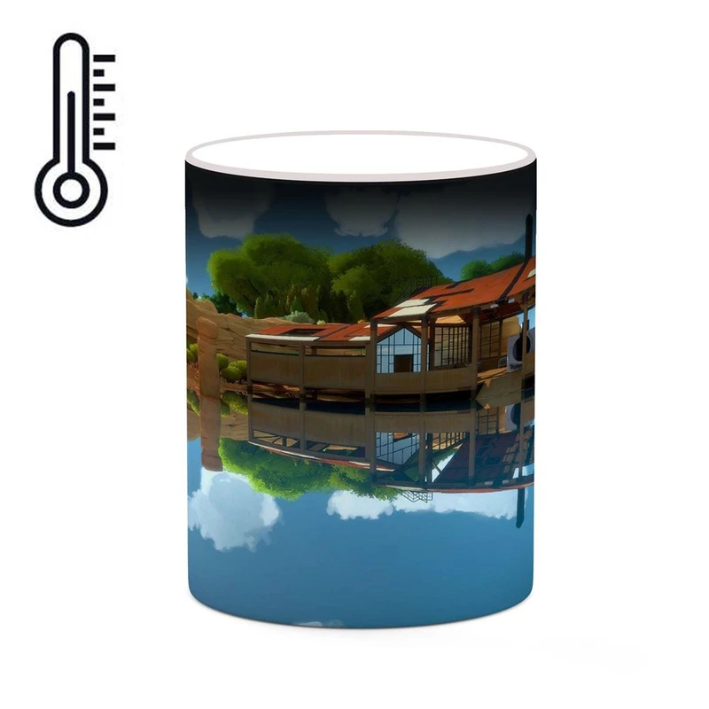 ماگ حرارتی کاکتی مدل بازی The Witness Game کد mgh31198