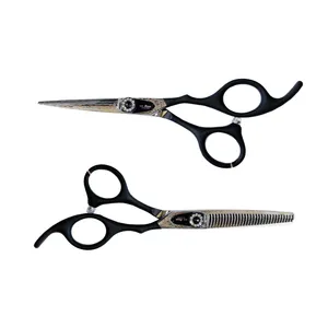 قیچی آرایشگاهی الکساندر مدل Shine style مجموعه 2 عددی