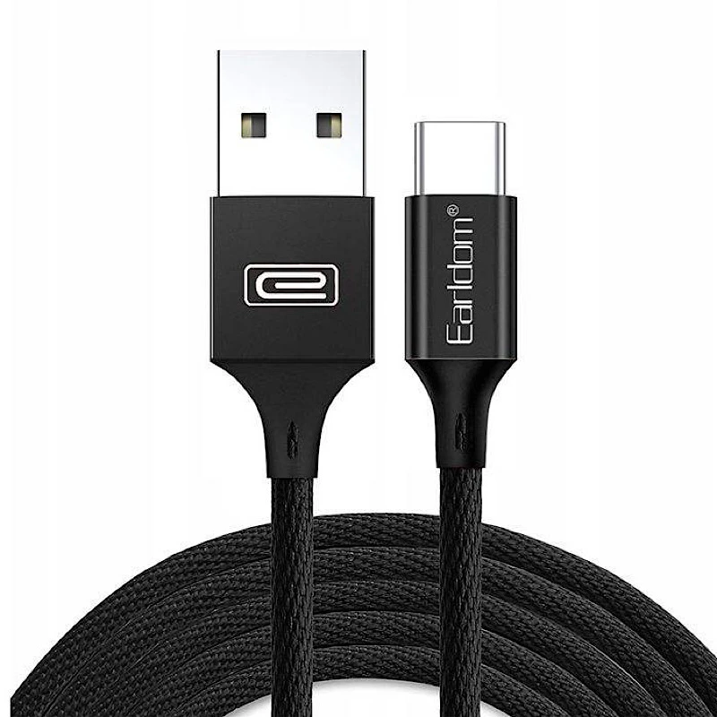 کابل تبدیل USB به لایتنینگ الدرام مدل EC-015i طول 1 متر 