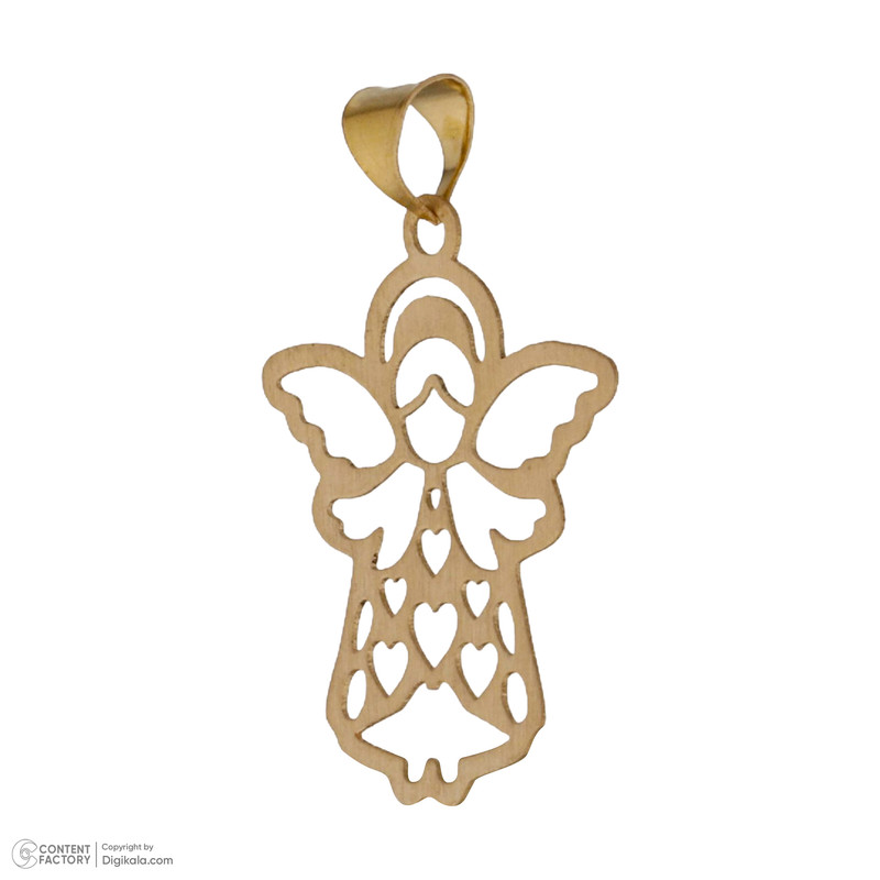 آویز گردنبند طلا 18 عیار دخترانه طلای مستجابی مدل 55120