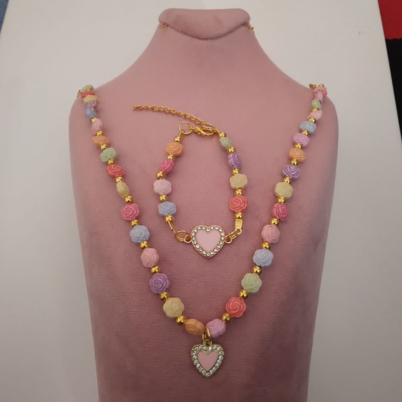 نیم ست دخترانه مدل قلب