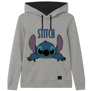 هودی دخترانه 27 مدل STITCH کد J36 رنگ طوسی