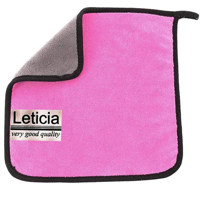 دستمال نظافت خودرو لتیسیا مدل سوپر میکروفایبر کد T-520007