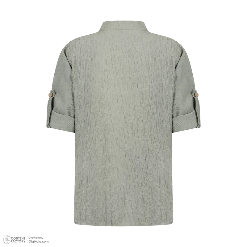 عکس شماره 8 : مانتو و شلوار زنانه مدل چوبی کد blsf107