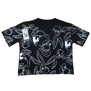 کراپ‌تاپ آستین کوتاه زنانه پیشگام کد MESH