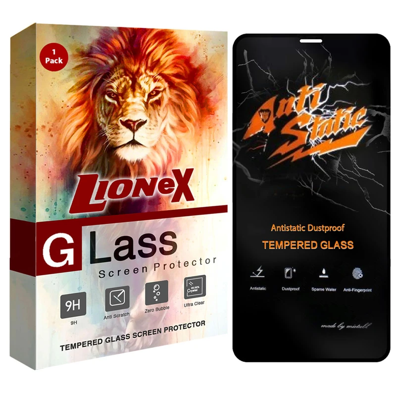 محافظ صفحه نمایش لایونکس مدل  AntiStatic-MTB مناسب برای گوشی موبایل اپل iPhone XS Max / 11 Pro Max