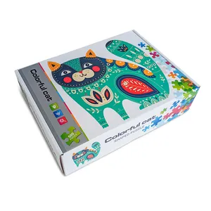  پازل 500 تکه طرح گربه مدل قالب اختصاصی