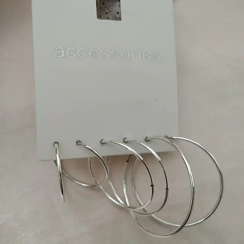 گوشواره زنانه اکسسورایز مدل HB 127 مجموعه 3 عددی