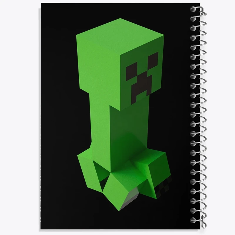 دفتر مشق 50 برگ خندالو طرح ماینکرافت (Minecraft) کد F52