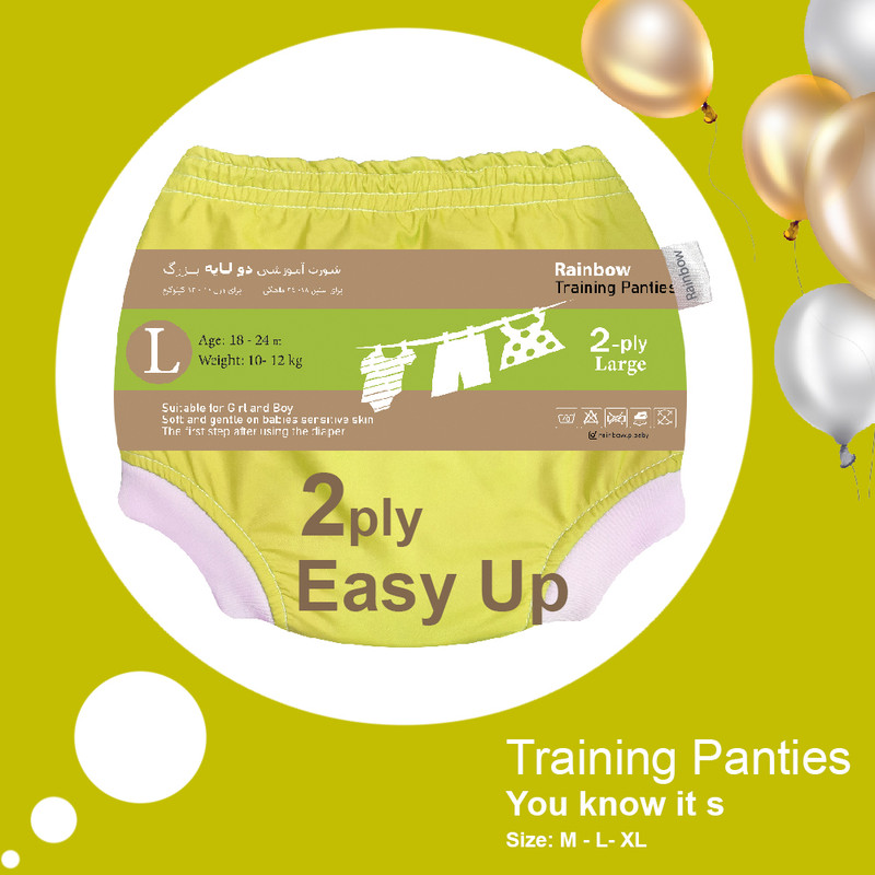 شورت آموزشی کودک رینبو مدل L-memory