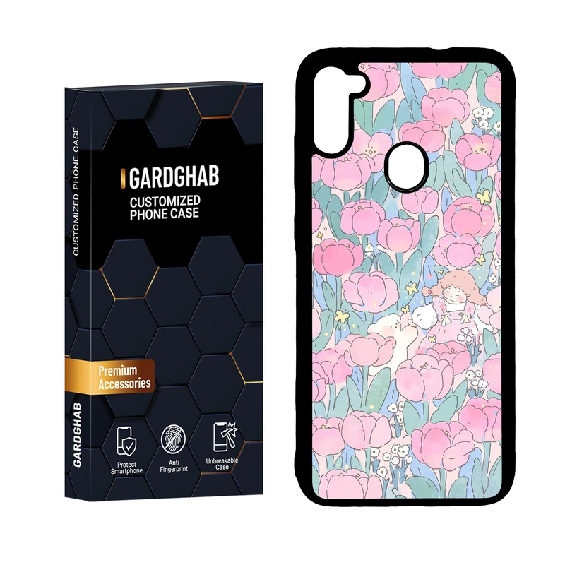 کاور گارد قاب مدل دور ژله ای دخترانه مناسب برای گوشی موبایل سامسونگ Galaxy A11 / M11