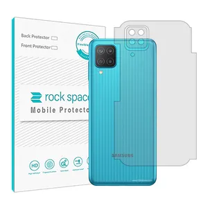 Rock space HyGEL model transparent phone back protector suitable for Samsung Galaxy M12 mobile phone