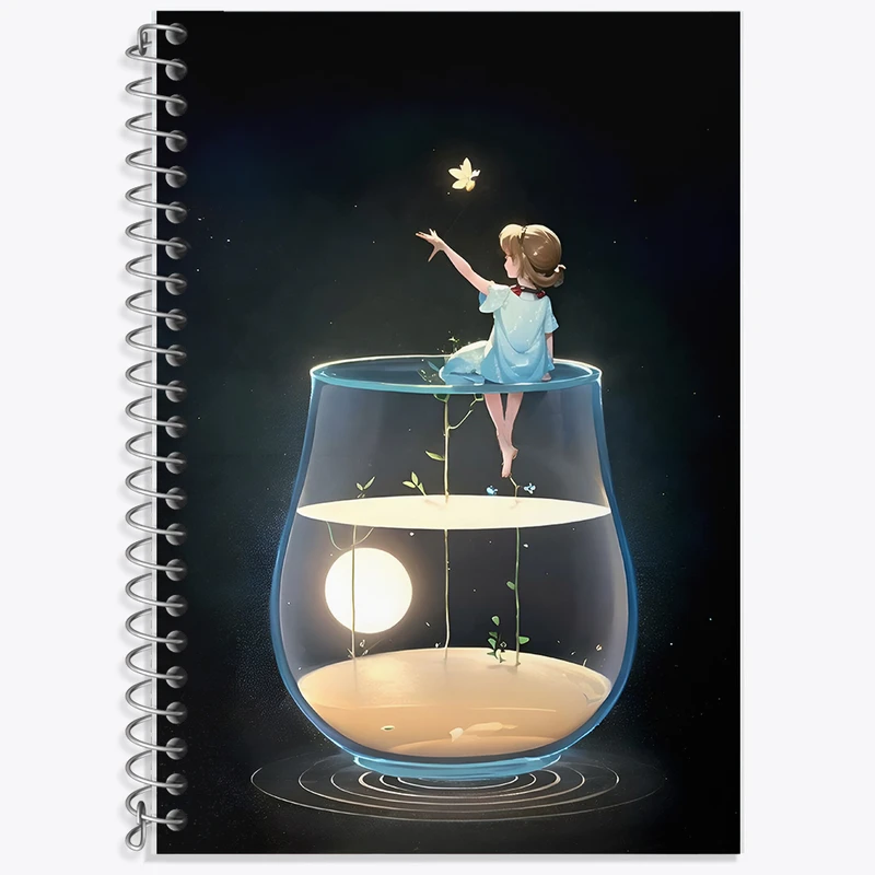 دفتر لغت 50 برگ خندالو طرح دخترانه کد F8225