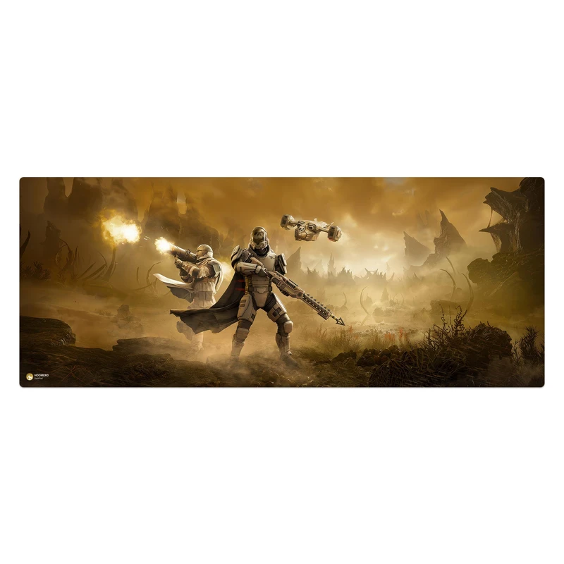 ماوس پد هومرو مدل HX504 طرح HELLDIVERS سایز 40x100 سانتی‌متر