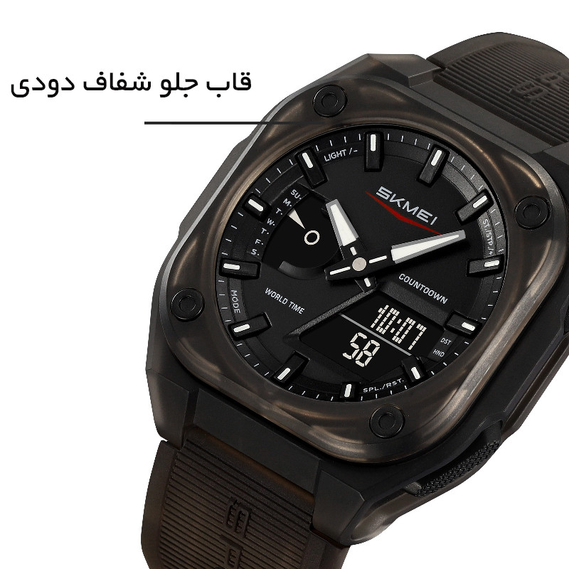 ساعت مچی دیجیتال مردانه اسکمی مدل 23-28BK ساعت مچی دیجیتال مردانه اسکمی مدل 23-28BK