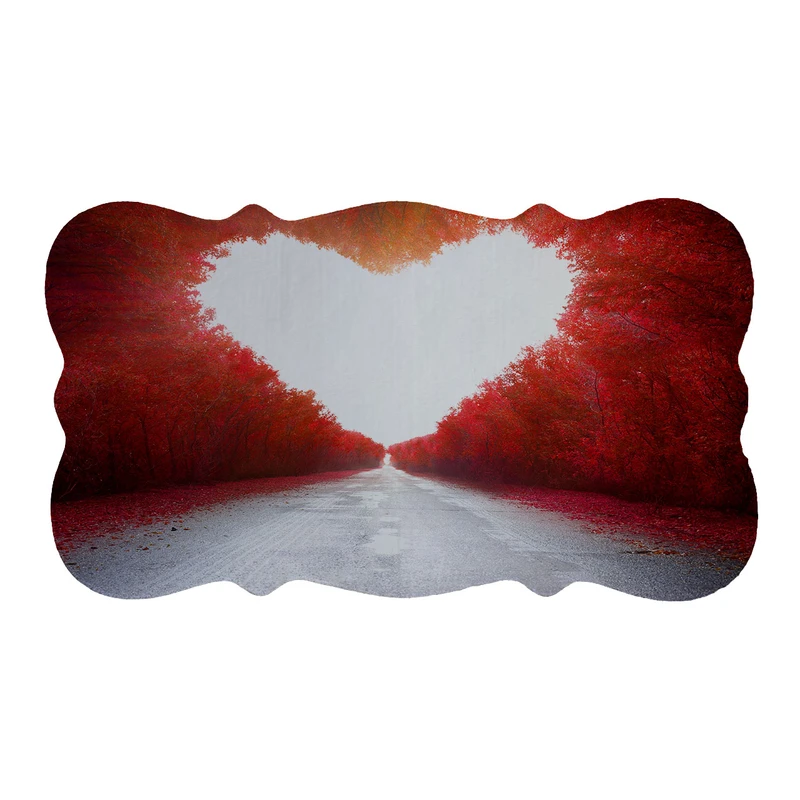 پادری مدل دالبر طرح قلب کد 6223 سایز 110×60 سانتی متر