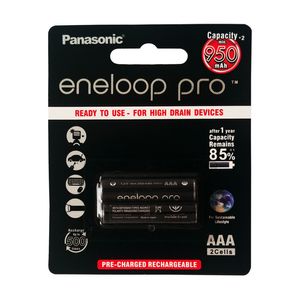 نقد و بررسی باتری نیم قلمی قابل شارژ پاناسونیک مدل eneloop pro-HR03 بسته دو عددی توسط خریداران