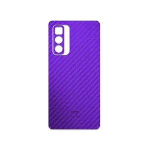 MAHOOT Purple-Fiber Cover Sticker for Motorola Edge 20 Pro