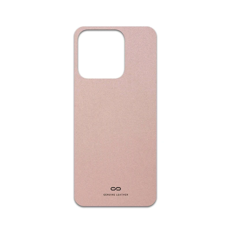برچسب پوششی ماهوت مدل Rose-Gold-Leather مناسب برای گوشی موبایل آنر X5b Plus