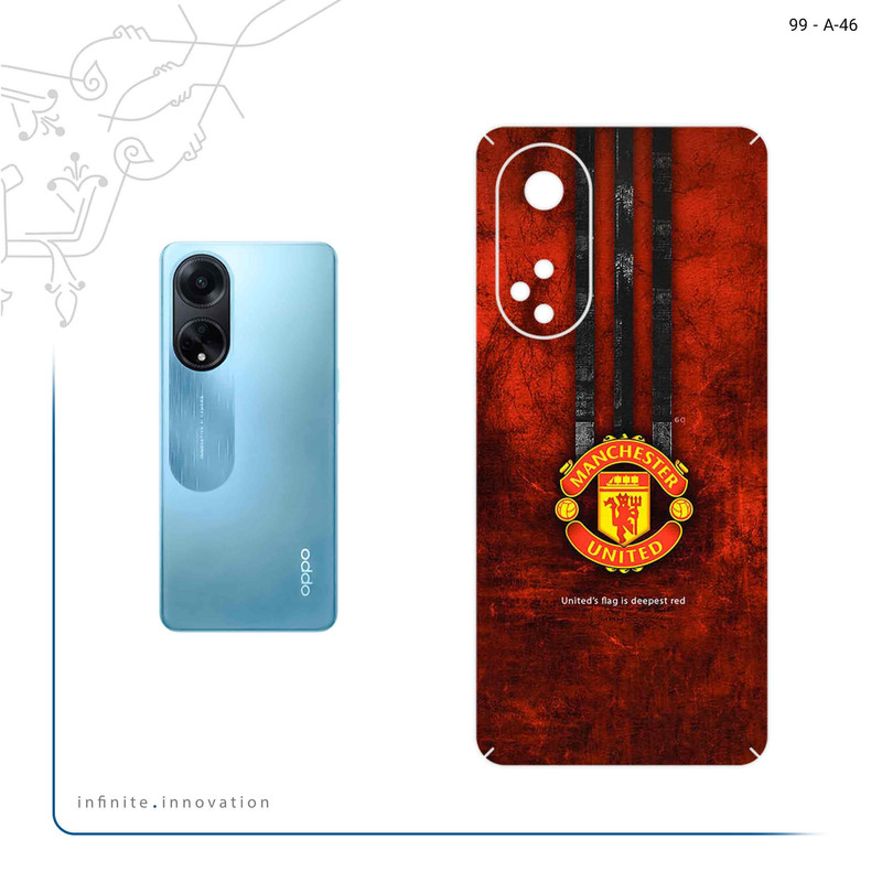 برچسب پوششی ماهوت مدل Manchester_United مناسب برای گوشی موبایل اپو A98