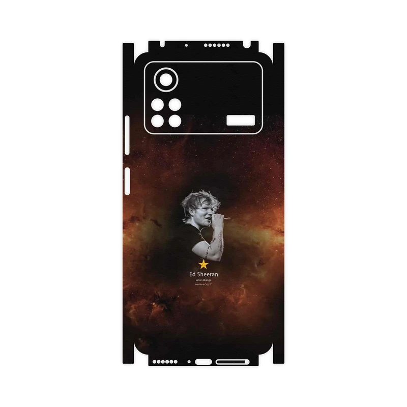 برچسب پوششی ماهوت مدل Ed Sheeran-FullSkin مناسب برای گوشی موبایل شیائومی Poco X4 Pro 5G