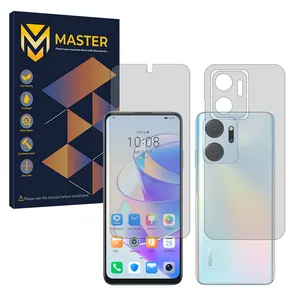 Master Resistant model matte screen protector suitable for Honor X7a Mobile phone along with the back protector