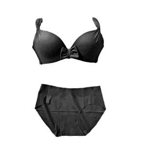 ست شورت و سوتین زنانه مدل A131 رنگ مشکی