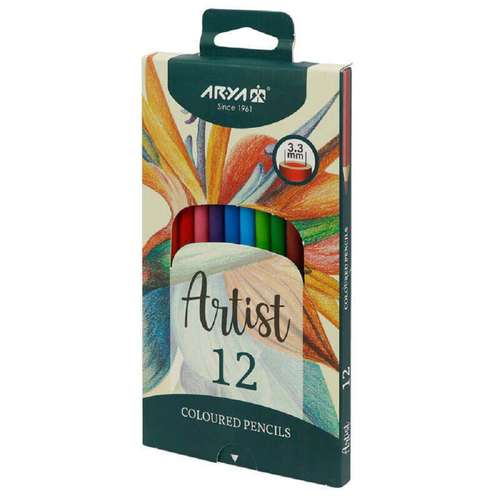 مداد رنگی 12 رنگ آریا مدل Artist
