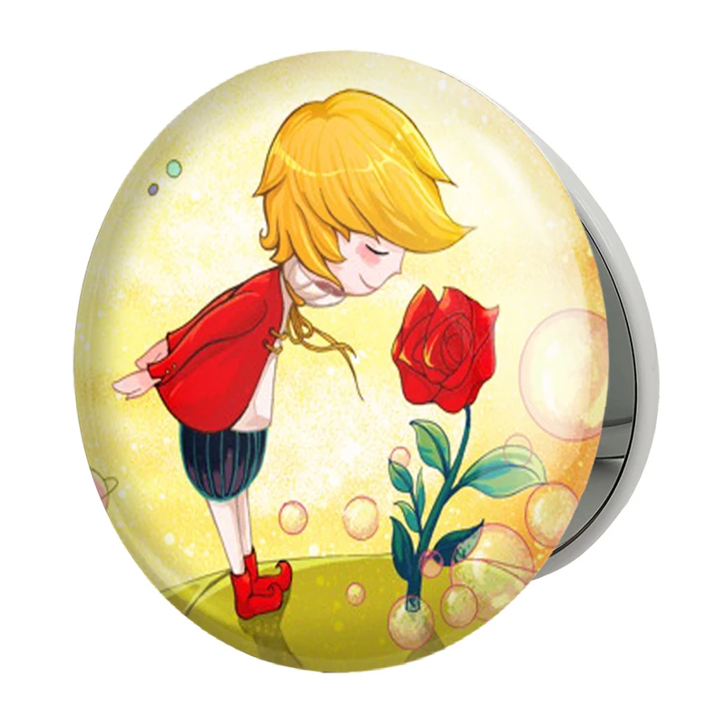 آینه جیبی خندالو طرح شازده کوچولو مدل تاشو کد 1839 