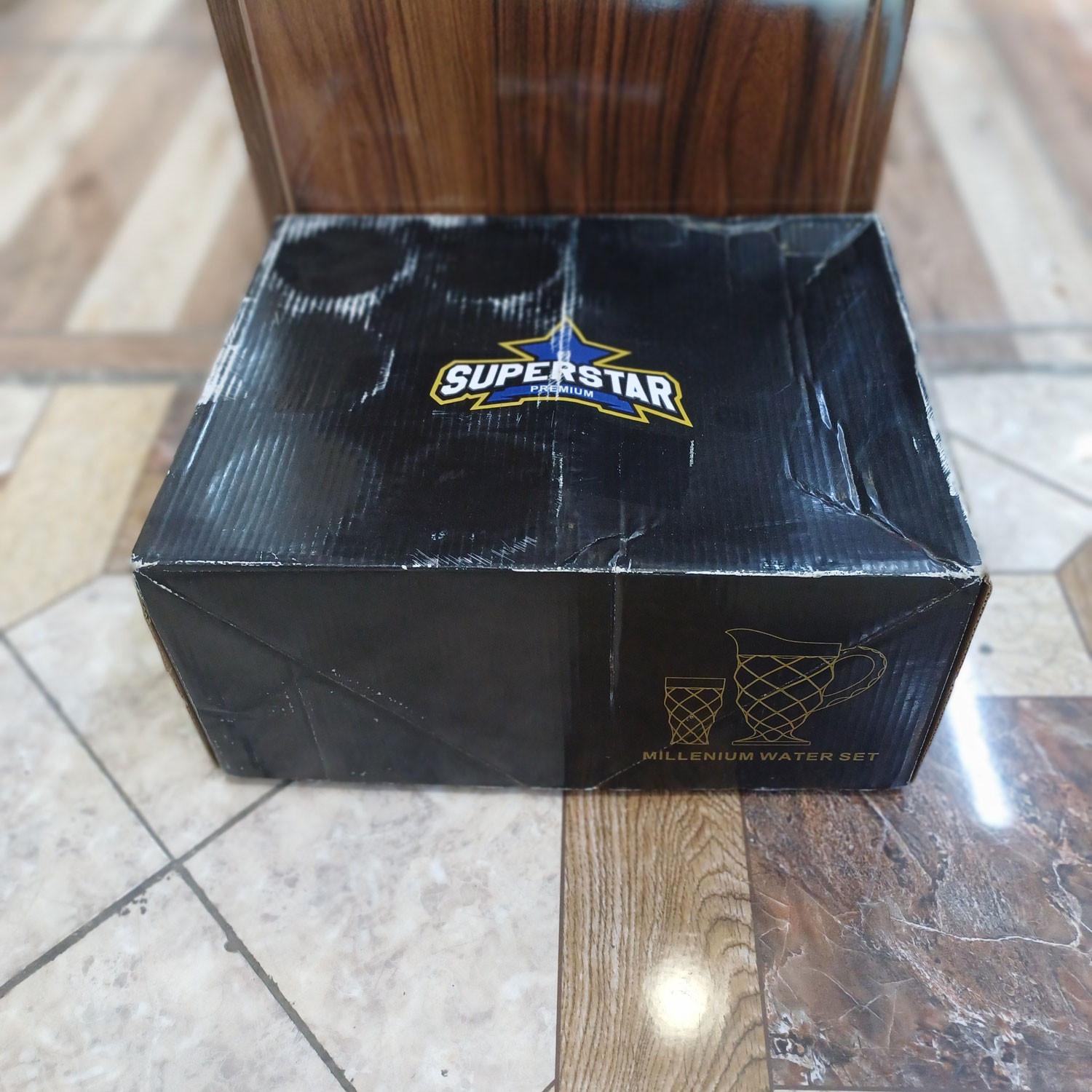 سرویس پارچ و لیوان 7 پارچه سوپر استار مدل کریستال سرویس پارچ و لیوان 7 پارچه سوپر استار مدل کریستال