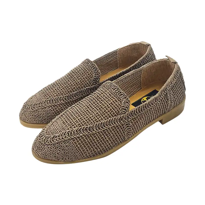 کفش زنانه سیی مدل ترک بافت کد 2086.2