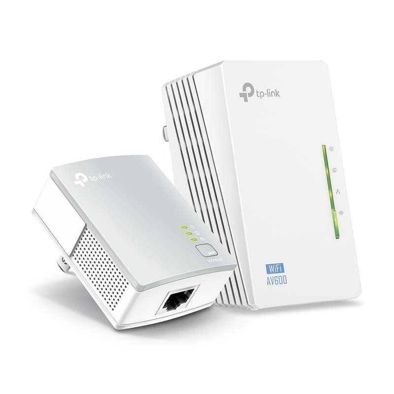 آداپتور پاورلاین تی پی-لینک مدل TL-WPA4220KIT V4.1 به همراه گسترش دهنده بی‌سیم