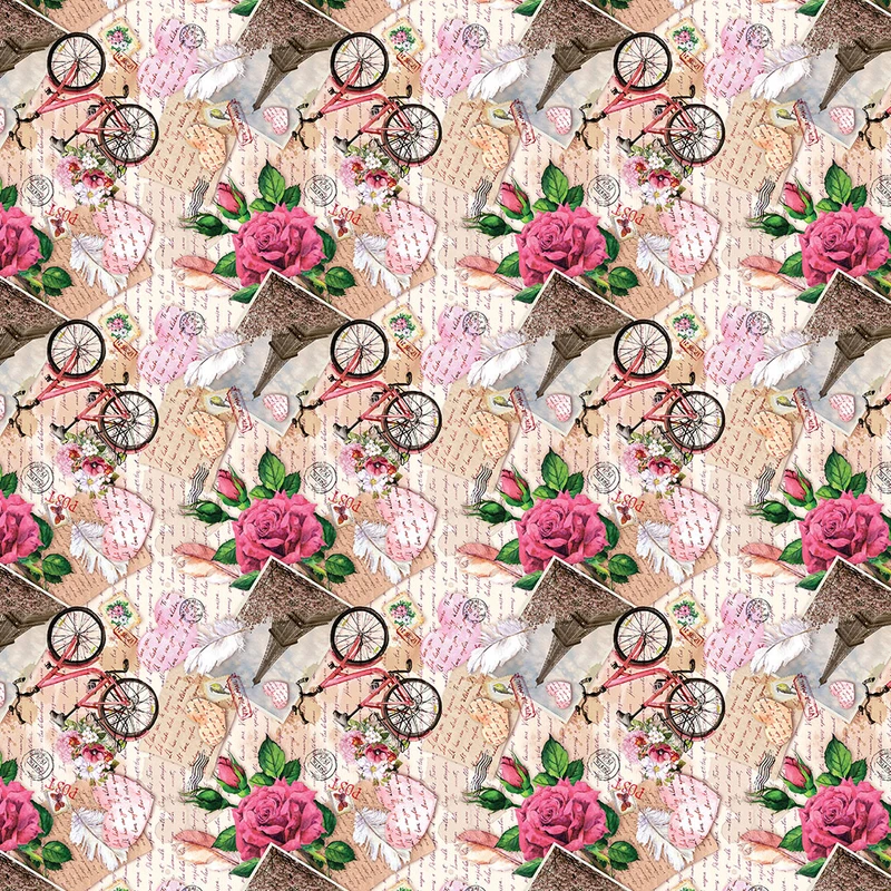 کاغذ کادو مدل پاریس کد 245 بسته 25 عددی