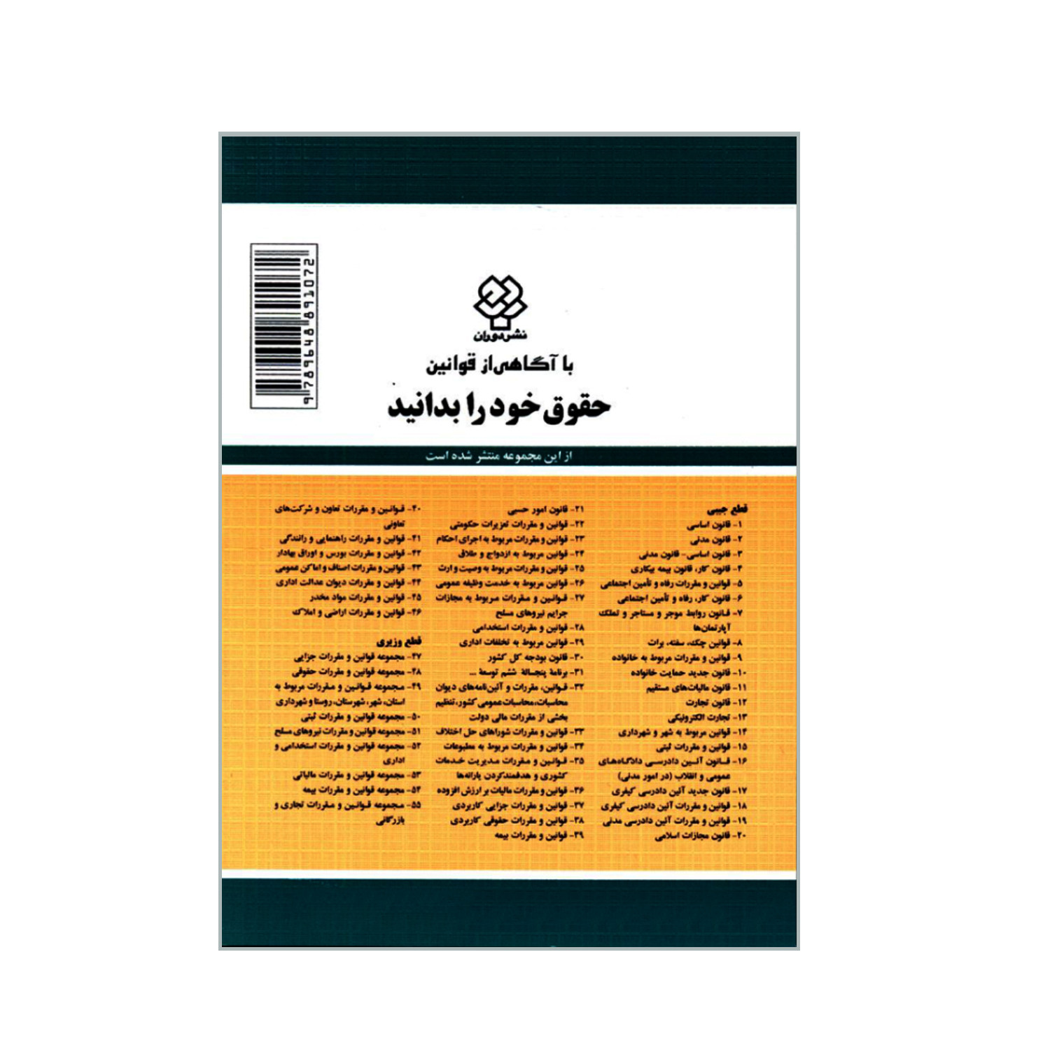 کتاب قانون اساسی جمهوری اسلامی ایران اثر جهانگیر منصور نشر دوران