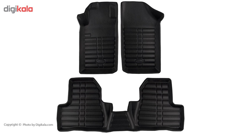 کفپوش سه بعدی چرمی خودرو بابل کارپت مناسب برای پژو 206