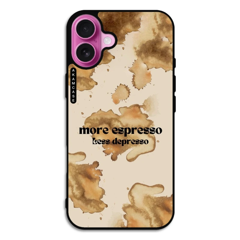 کاور آکام مدل AMC-WA16PLUS-COFFEE-22 مناسب برای گوشی موبایل اپل iPhone 16 Plus