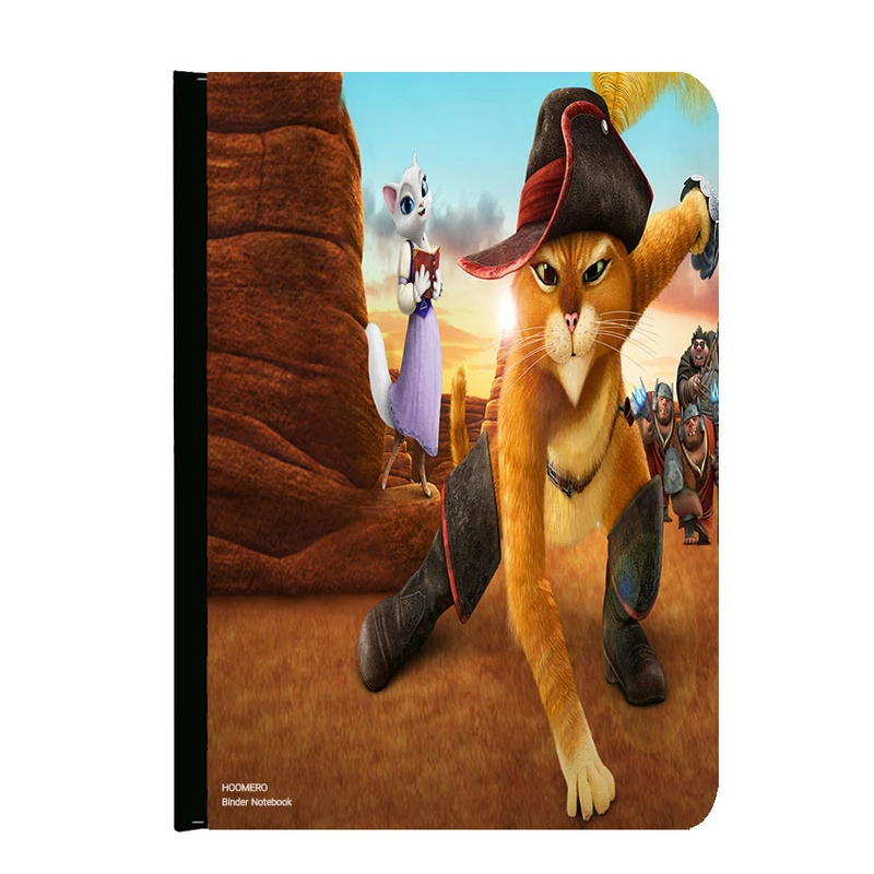 کلاسور هومرو مدل KL2412 طرح انیمیشن گربه چکمه پوش