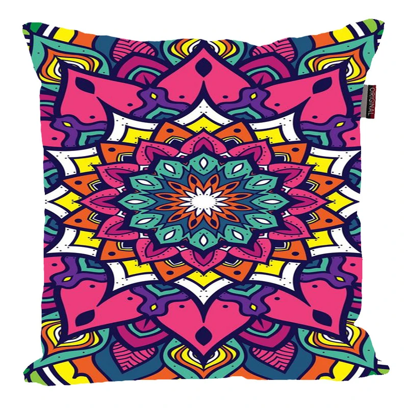 کوسن پاد آفرین مدل فانتزی طرح سنتی رنگی کد p162