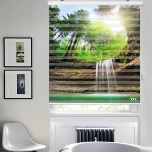 پرده زبرا زیو مدل L5037 سایز 150x280 سانتی متر