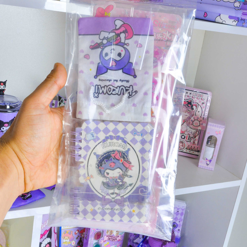 بسته لوازم تحریر مدل کرومی و ملودی مجموعه 3 عددی