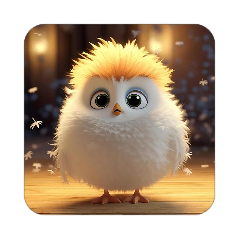 زیر لیوانی کاکتی طرح حیوانات کارتونی مدل mp28140