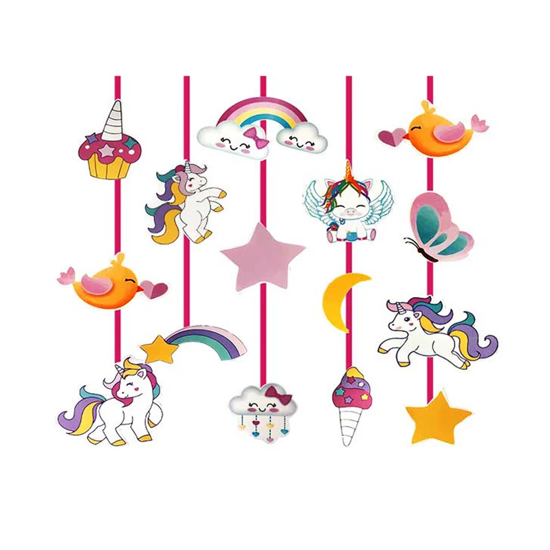 ریسه تزئینی مدل اسب تک شاخ کد NH-15 بسته 15 عددی