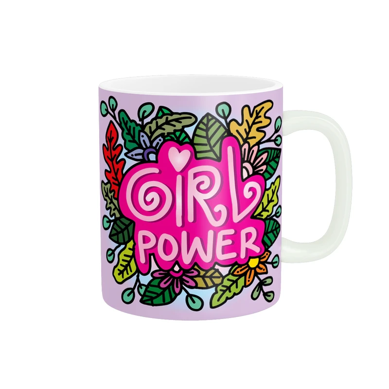 ماگ پادآفرین طرح قدرت دخترانه girl power کد 1877