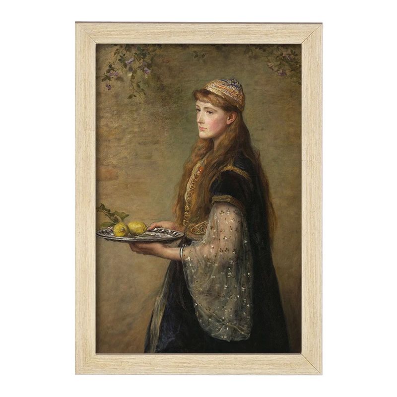 تابلو خندالو مدل نقاشی اسیر اثر جان اورت میلی کد F12357