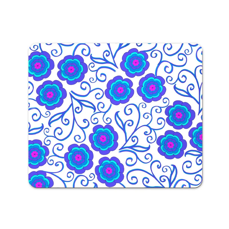 ماوس پد پاد آفرین طرح گل کد 879 سایز 19*24 سانتی متر 