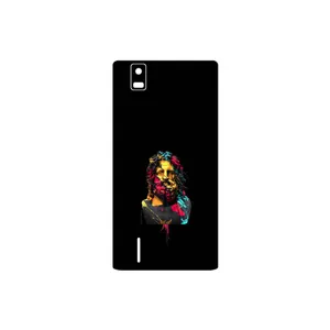 MAHOOT Painted Sculpture Digital Art Cover Sticker for Huawei Ascend P2