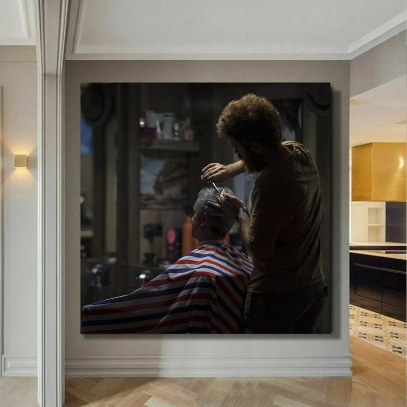 استیکر طرح آرایشگاه مردانه مدل SDA315