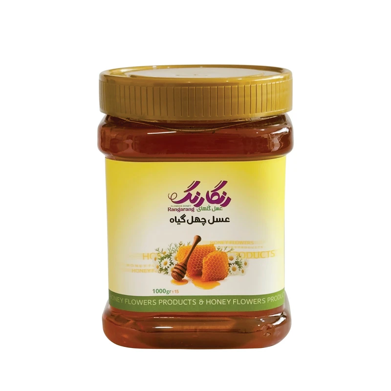 عسل طبیعی چهل گیاه گلهای رنگارنگ - 1000 گرم