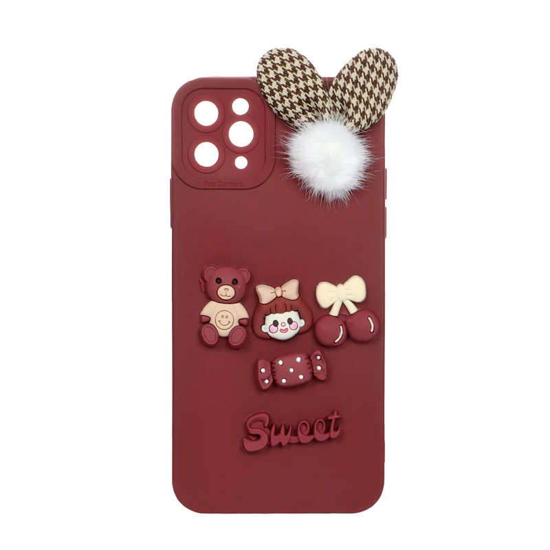 کاور طرح عروسکی مدل Sweet مناسب برای گوشی موبایل اپل iPhone 11 Pro Max
